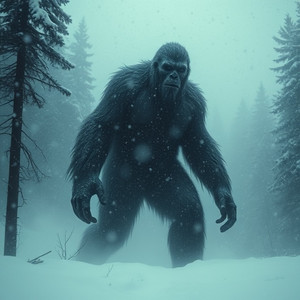 Bigfoot In A Blizzard A90297 Thumb