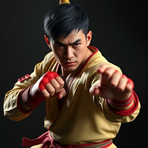 Mauy Tai Fighter In Fighting Stance Thumb